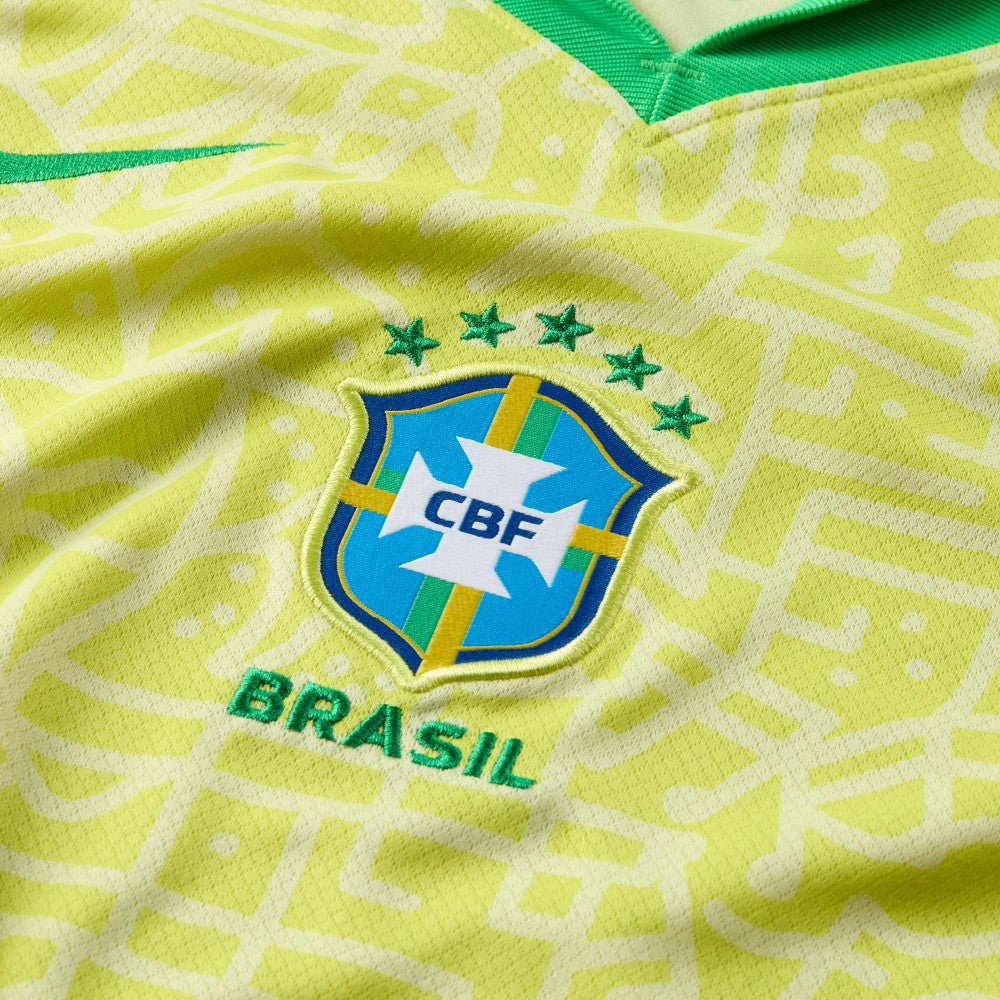 Brazil National Team Women's 2024 Home Stadium Replica Jersey – Yellow | Nike cheap