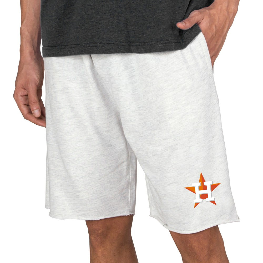Houston Astros Concepts Sport Mainstream Terry Tri-Blend Shorts - Oatmeal