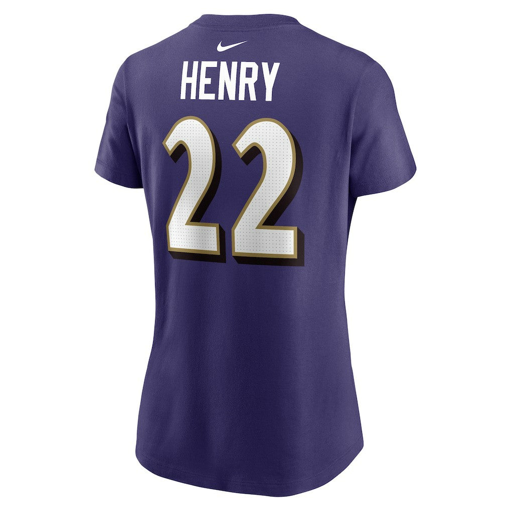 Derrick Henry Baltimore Ravens Women's Player Name & Number T-Shirt - Purple | Nike cheap