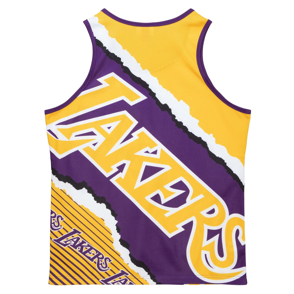 Los Angeles Lakers Jumbotron 2.0 Sublimated Tank Top - Gold | Mitchell & Ness shop