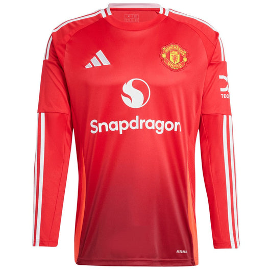 Manchester United 2024/25 Home Long Sleeve Replica Jersey - Red | Adidas sale