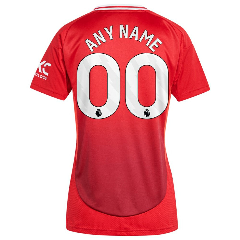 Manchester United Women's 2024/25 Home Replica Custom Jersey - Red | Adidas cheap