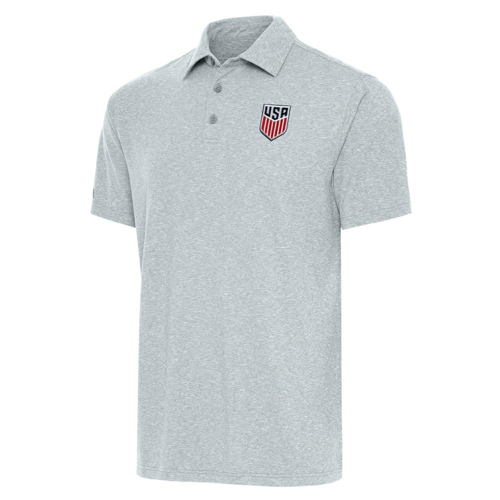 USMNT Antigua Par 3 Polo - Heather Gray shop