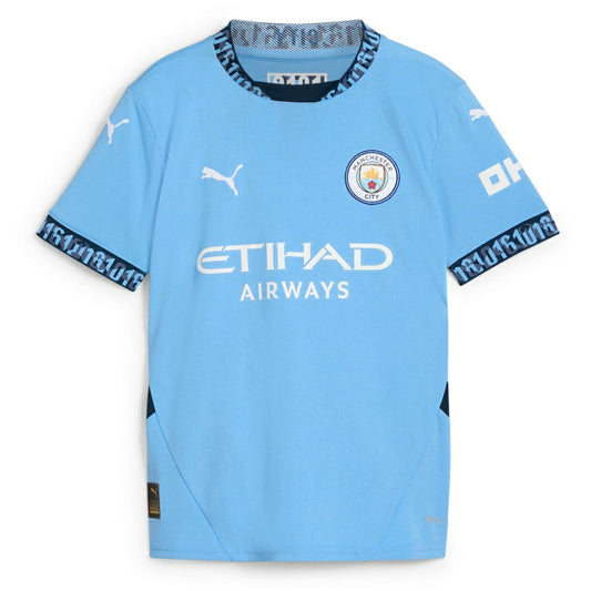 Erling Haaland Manchester City Youth 2024/25 Home Replica Player Jersey - Light Blue | Puma for sale