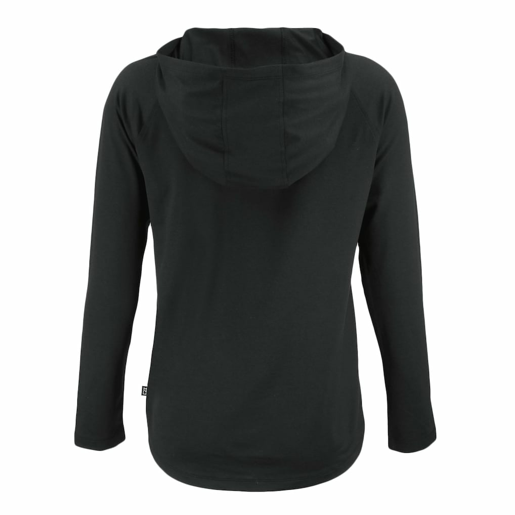 Chicago Bears Cutter & Buck Women's Coastline Epic Comfort Eco Recycled Long Sleeve Hoodie T-Shirt - Black discount