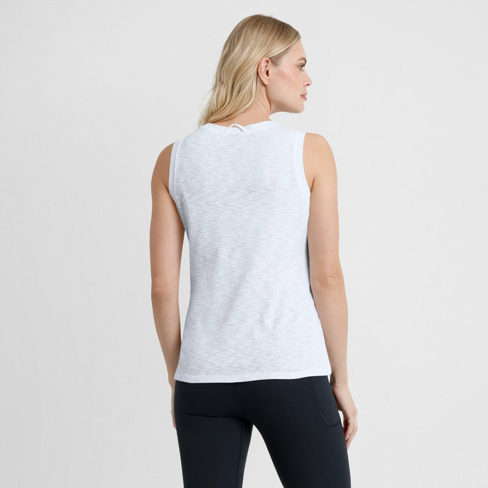 Houston Astros Women's Activate Slub Tank Top - White