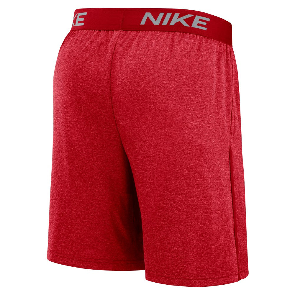 Los Angeles Angels Authentic Collection Performance Knit Shorts - Red | Nike