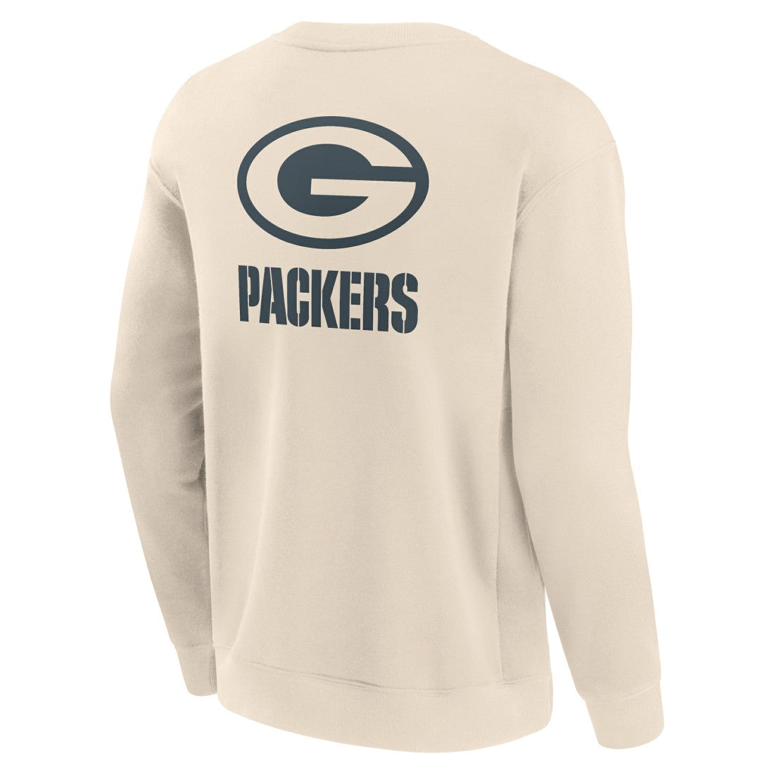 Green Bay Packers Elements Future Ground Lettering Pullover Sweatshirt - Cream on sale