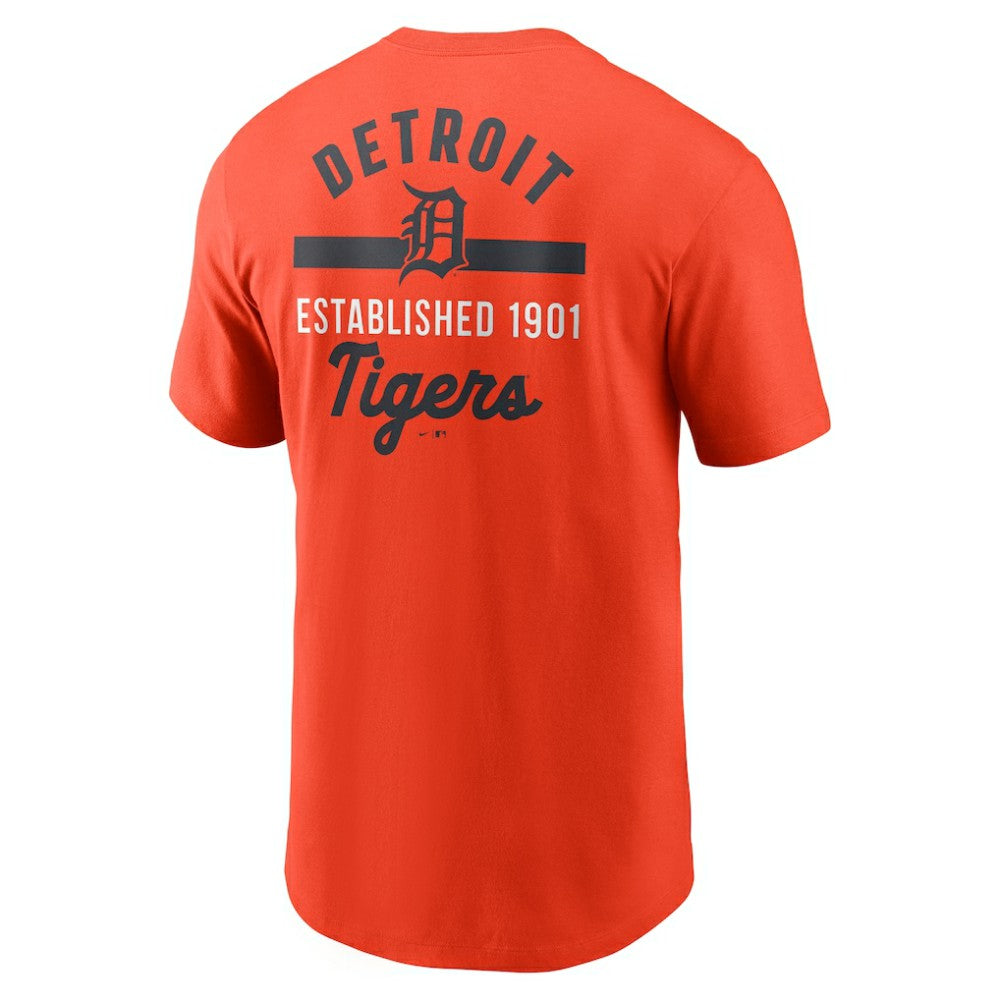 Detroit Tigers 2-Hit T-Shirt - Orange | Nike