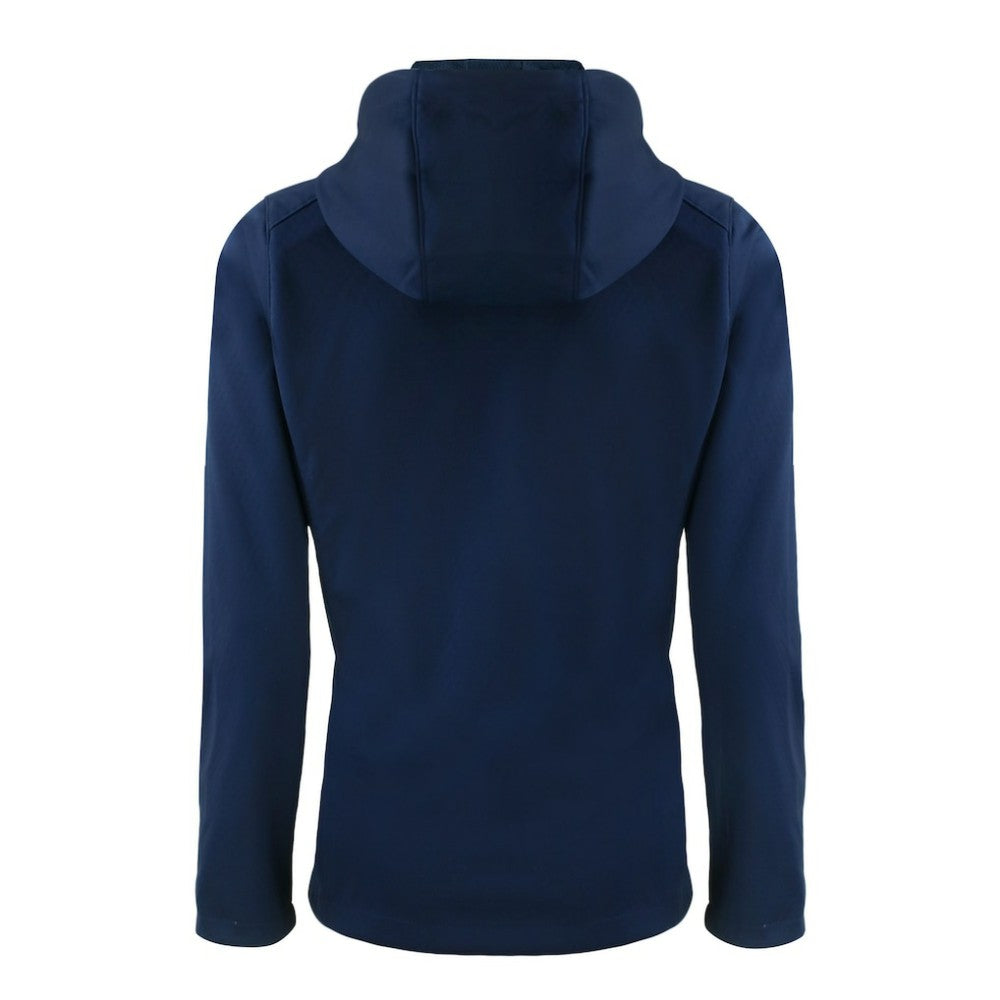 New York Yankees Cutter & Buck Women's Evoke Eco Softshell Recycled Full-Zip Hoodie Jacket - Navy