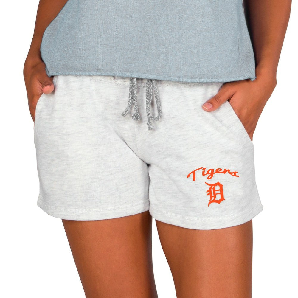 Detroit Tigers Concepts Sport Women's Mainstream French Terry Tri-Blend Shorts - Ash
