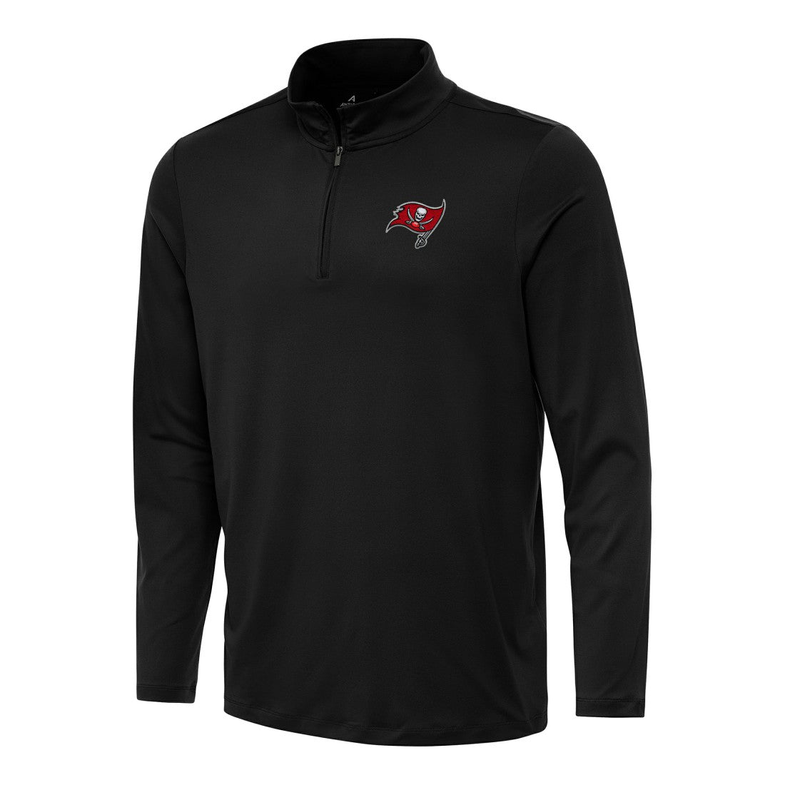 Tampa Bay Buccaneers Antigua Reprocess Quarter-Zip Top - Black online
