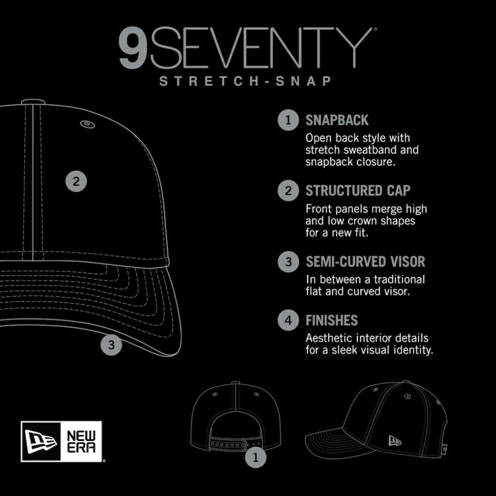 Washington Nationals Multi-Rope 9SEVENTY Stretch-Snap Hat - Red | New Era