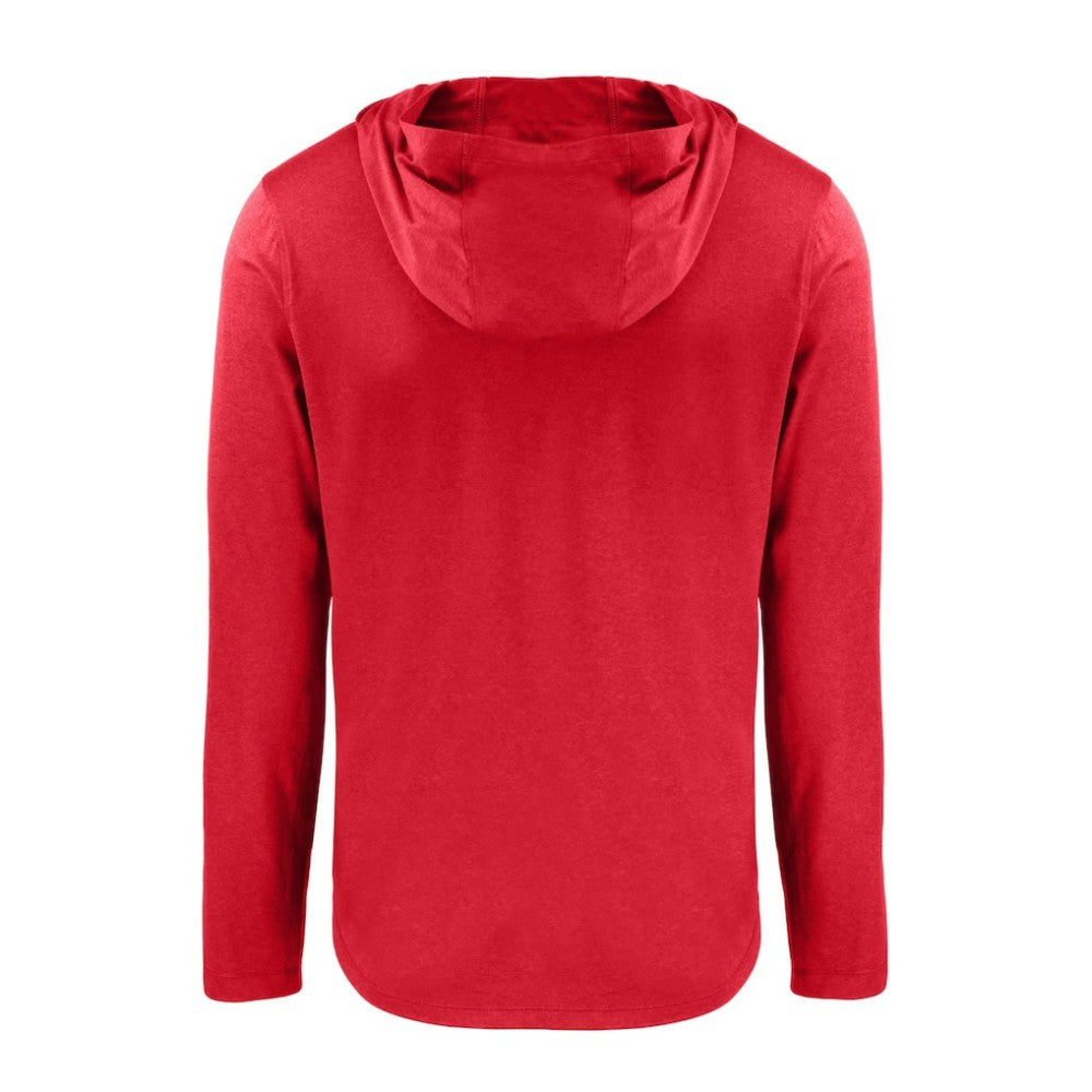 San Diego Padres Cutter & Buck Coastline Epic Comfort Recycled Eco Hoodie Long Sleeve T-Shirt - Red
