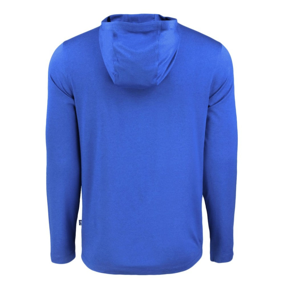 Philadelphia Phillies Cutter & Buck Coastline Epic Comfort Recycled Eco Hoodie Long Sleeve T-Shirt - Royal