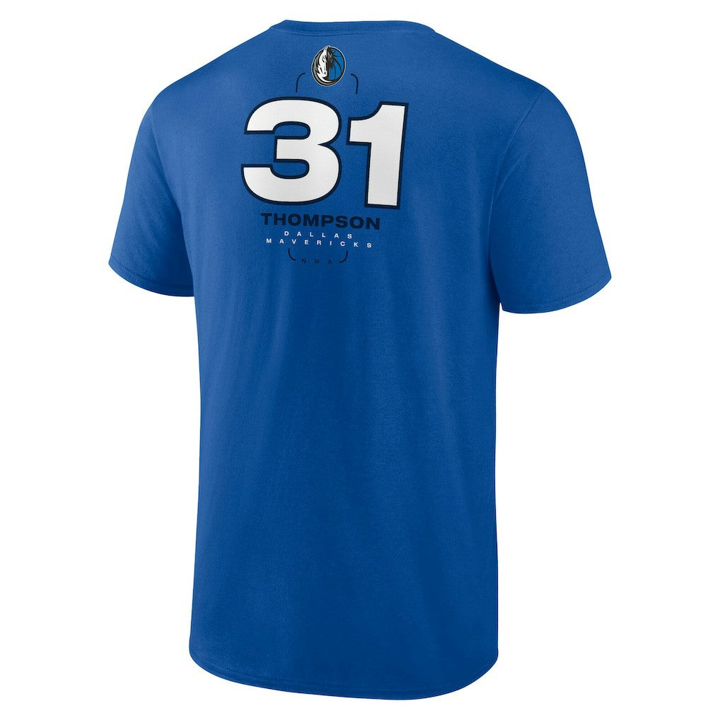 Klay Thompson Dallas Mavericks Behind The Back Name & Number T-Shirt - Blue for sale