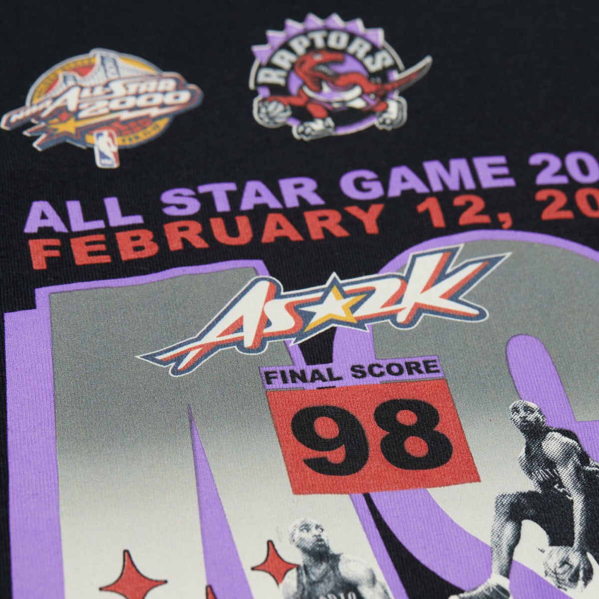 Vince Carter Toronto Raptors 2000 All-Star Game It's Over T-Shirt - Black | Mitchell & Ness outlet