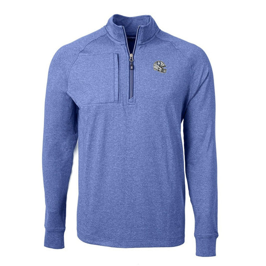 Indianapolis Colts Cutter & Buck Big & Tall Adapt Eco Raglan Quarter-Zip Jacket - Heather Royal cheap