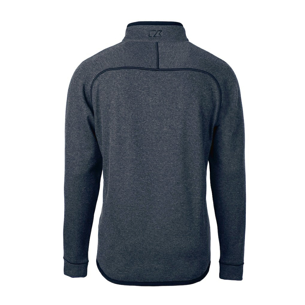 Indianapolis Colts Cutter & Buck Big & Tall Mainsail Sweater-Knit Half-Zip Jacket - Heather Navy online