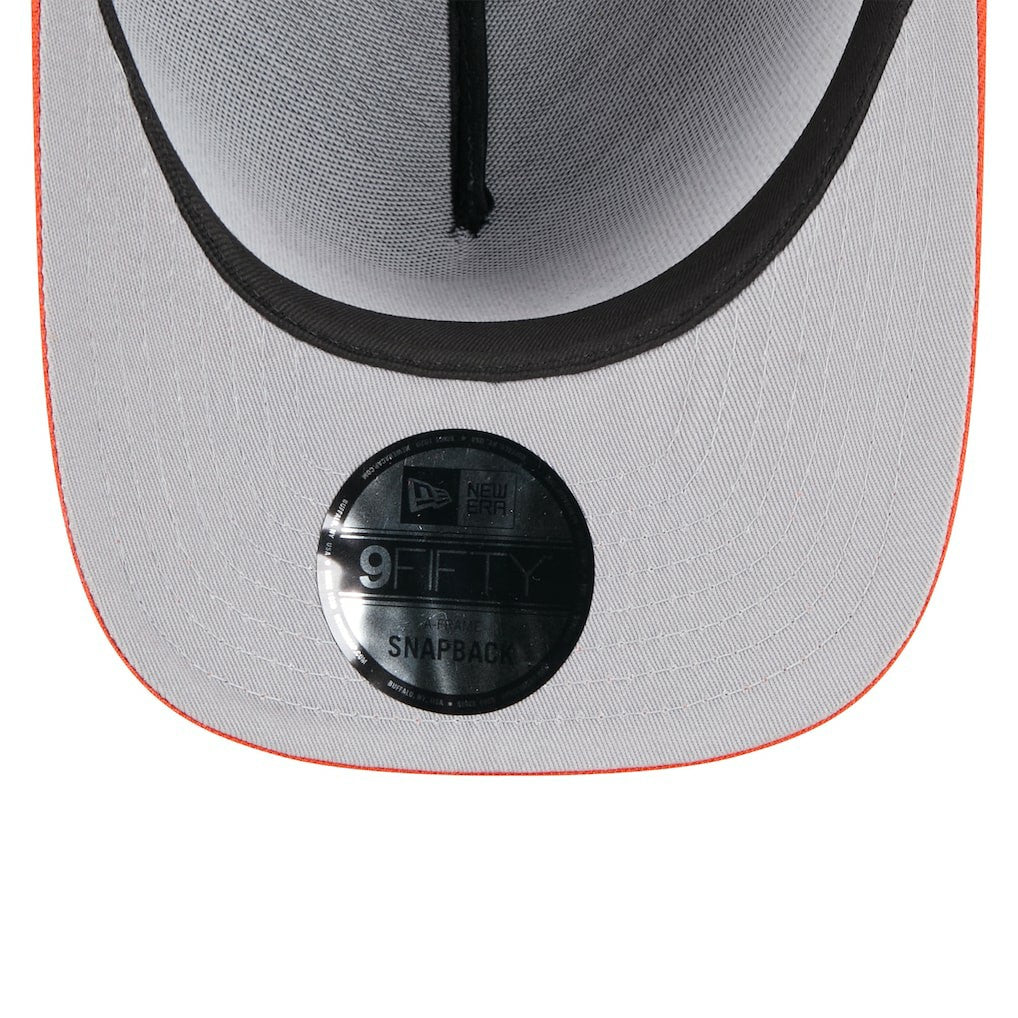 Cincinnati Bengals New Era Youth 2025 NFL Draft A-Frame 9FIFTY Snapback Hat - Black/Orange outlet