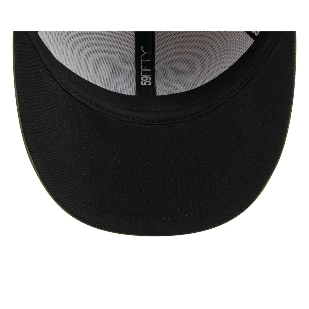 Washington Nationals 2025 Armed Forces Day Low Profile 59FIFTY Fitted Hat - Light Beige/Olive | New Era