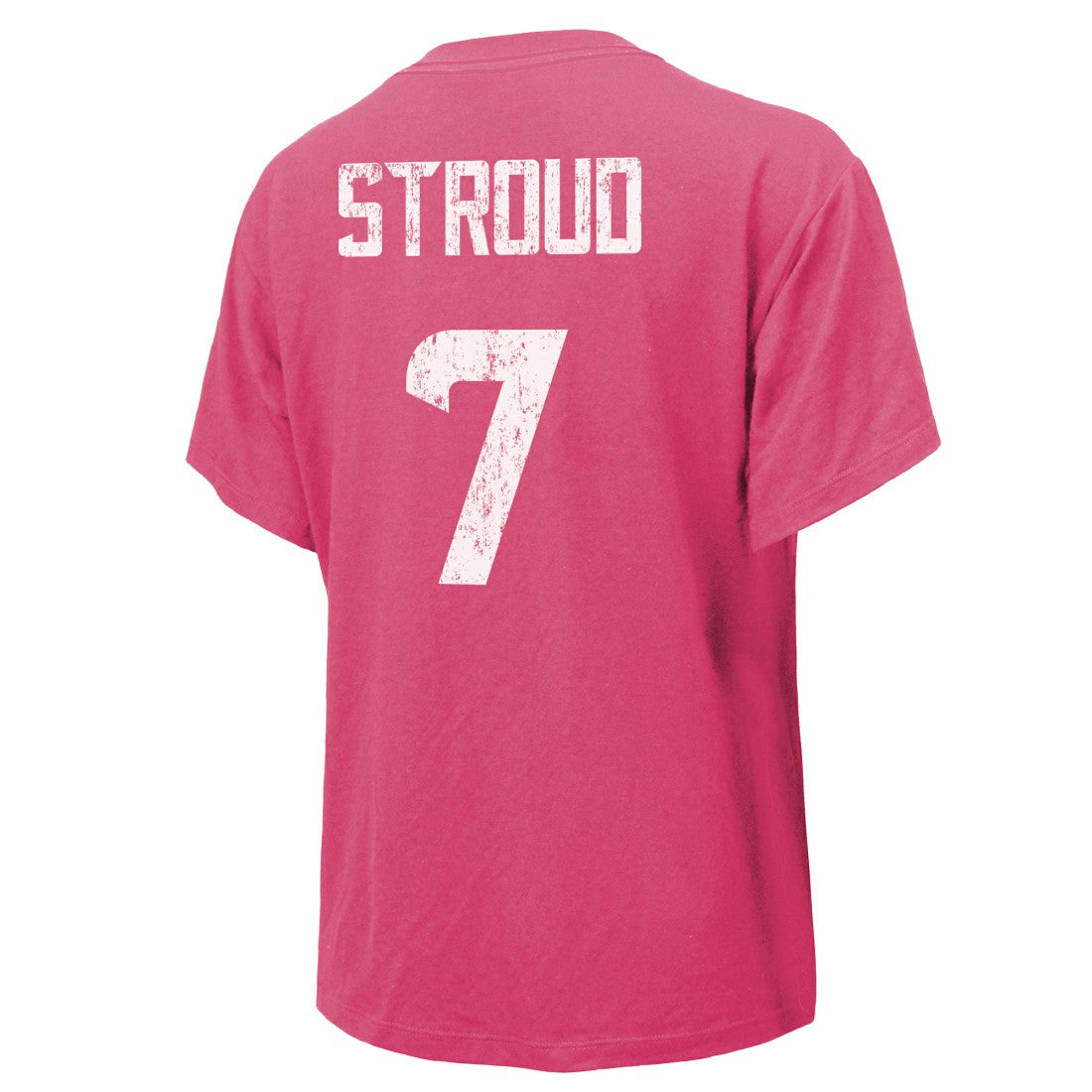C.J. Stroud Houston Texans Majestic Threads Women's Name & Number T-Shirt - Pink discount
