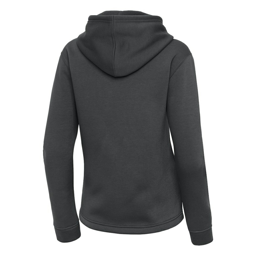 New York Yankees Antigua Women's Contemporary Quarter-Zip Hoodie - Pewter