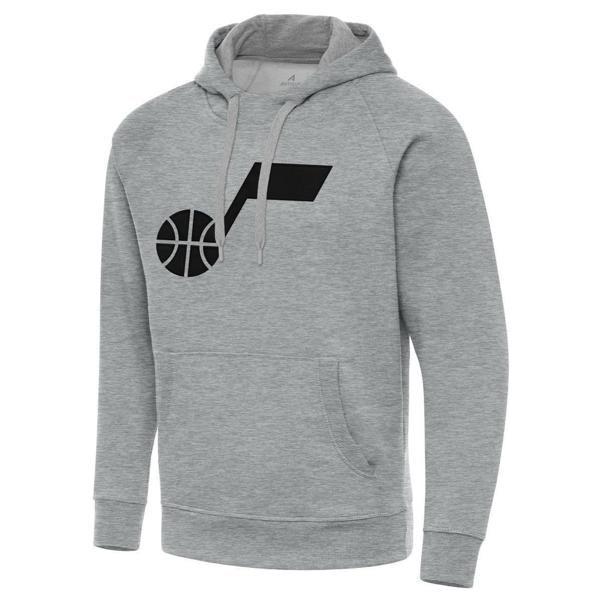 Utah Jazz Antigua Big & Tall Victory Raglan Pullover Hoodie - Heather Gray outlet