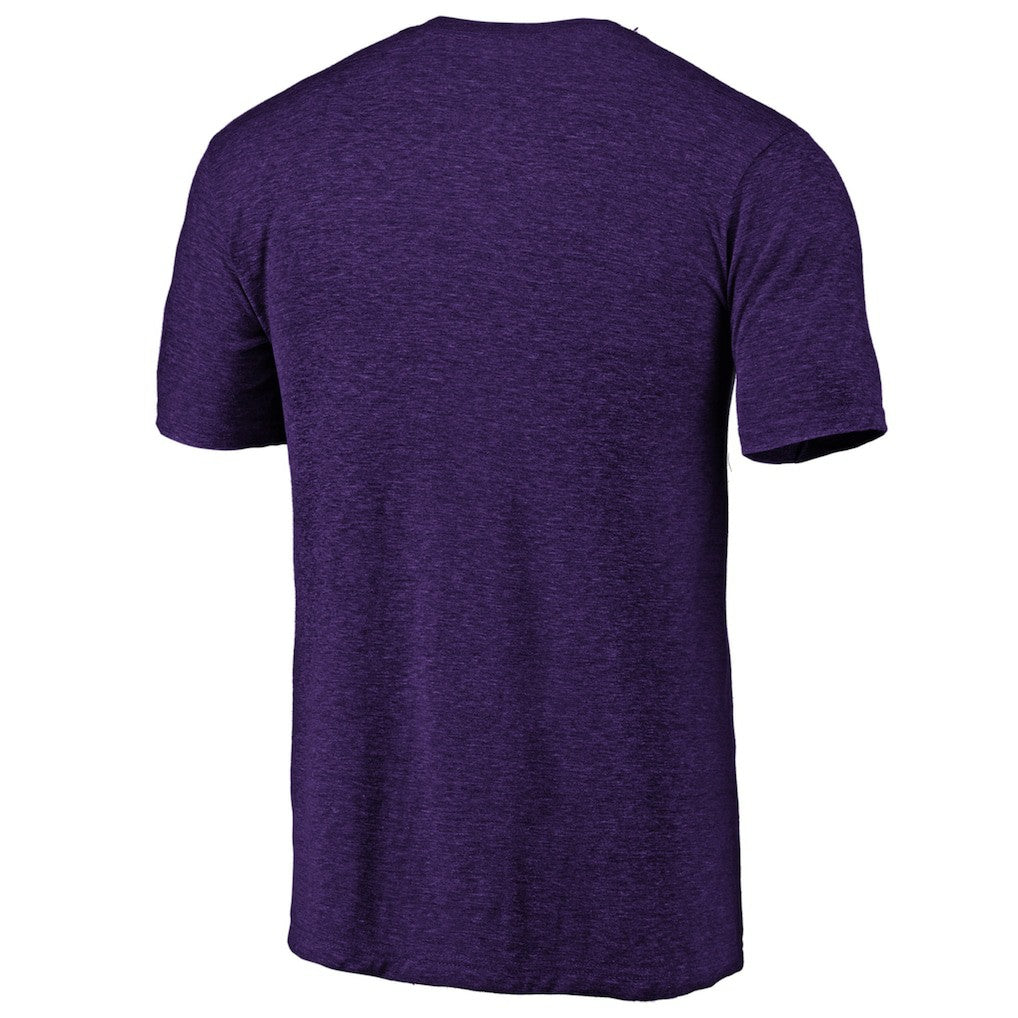 Baltimore Ravens Purple Left Chest Distressed Tri-Blend T-Shirt discount