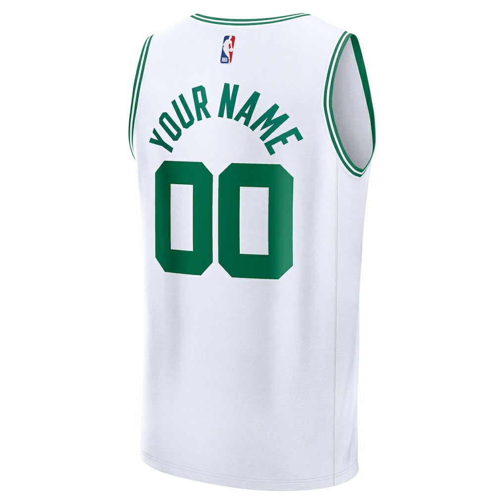 Boston Celtics Youth Fast Break Custom Replica Jersey - White - Association Edition | Fanatics shop