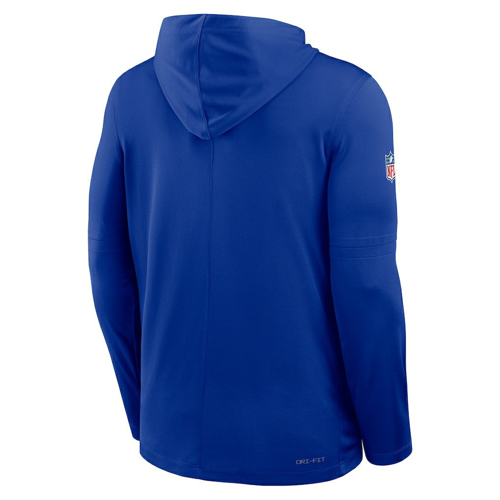 Buffalo Bills Big & Tall Sideline Dri-FIT Long Sleeve Hoodie T-Shirt - Royal | Nike outlet