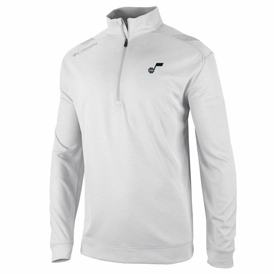 Utah Jazz Oakland Downs Omni-Wick Quarter-Zip Top - White | Columbia for sale