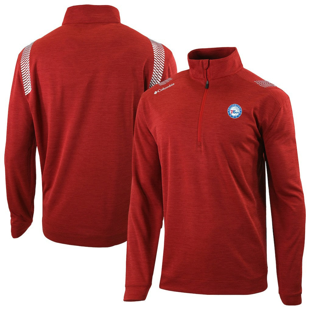 Philadelphia 76ers Oakland Downs Omni-Wick Quarter-Zip Top sale - Red | Columbia discount