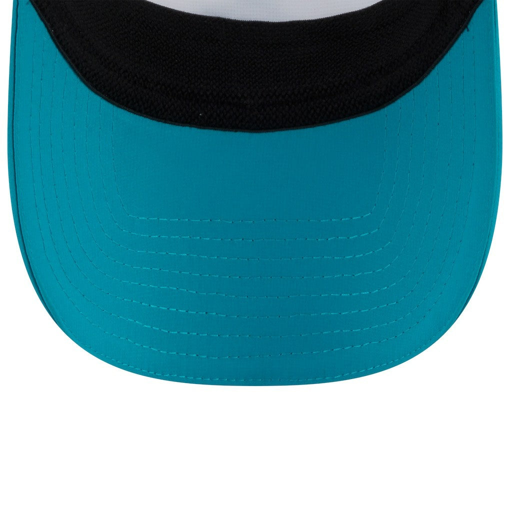 Miami Dolphins New Era 2025 NFL Training Camp Adjustable Visor - White/Aqua cheap