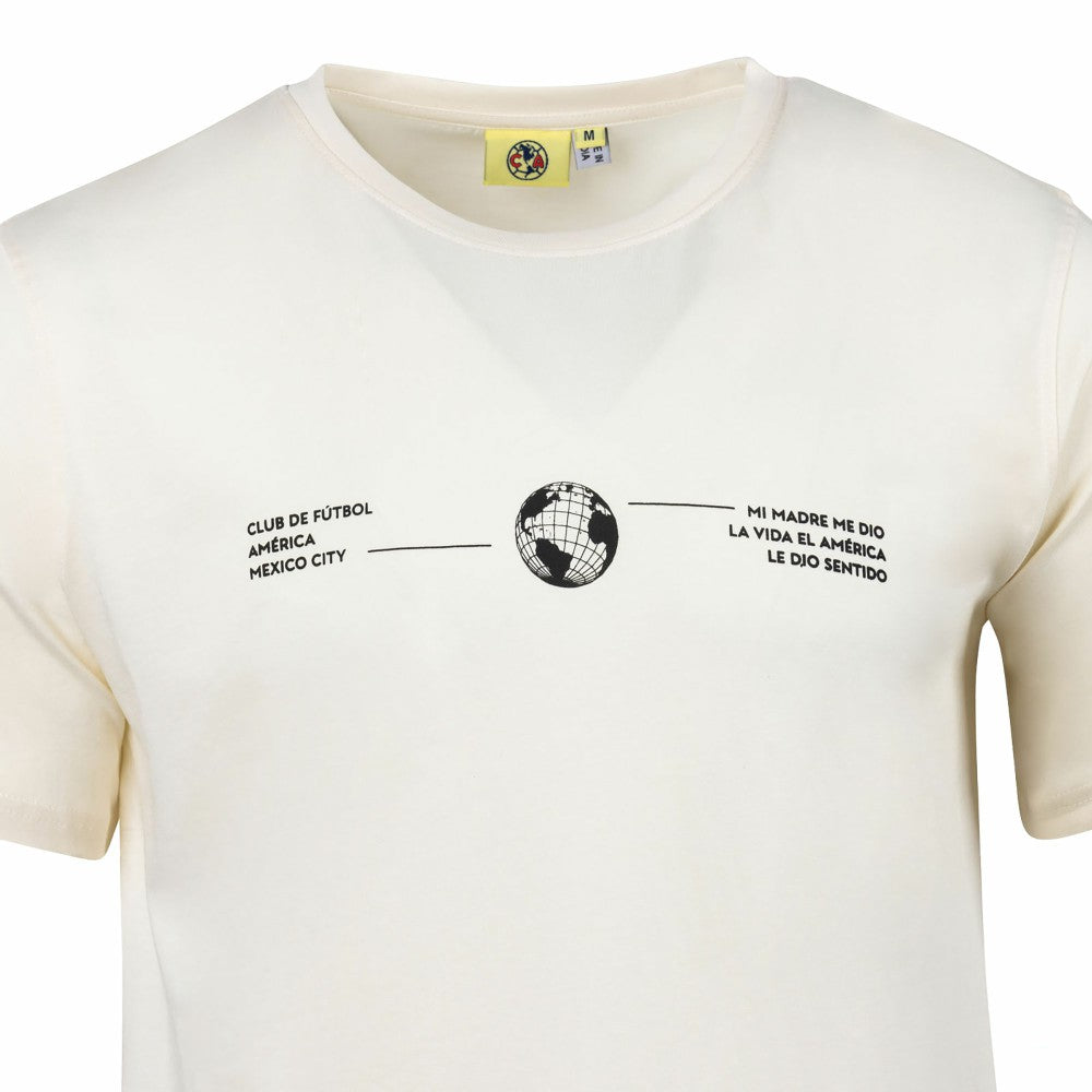 Club America Sport Design Sweden Everyday Relaxed T-Shirt - Cream shop