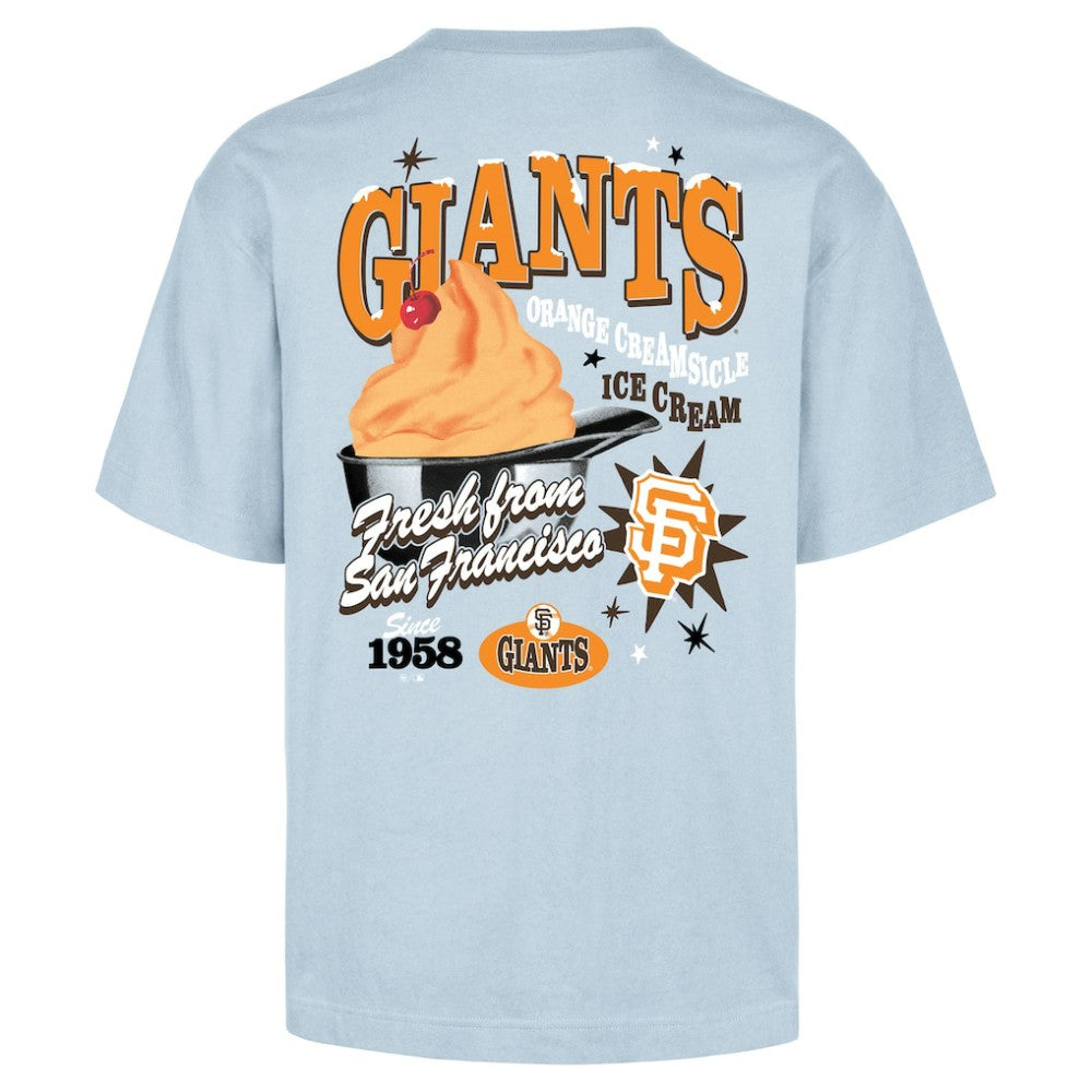 San Francisco Giants Ice Cream Parlor Foundation T-Shirt - Light Blue | 47 brand