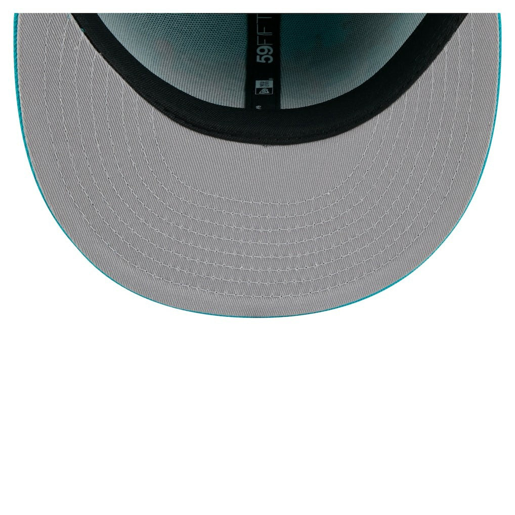 Miami Dolphins New Era State Stitch 59FIFTY Fitted Hat - Aqua cheap