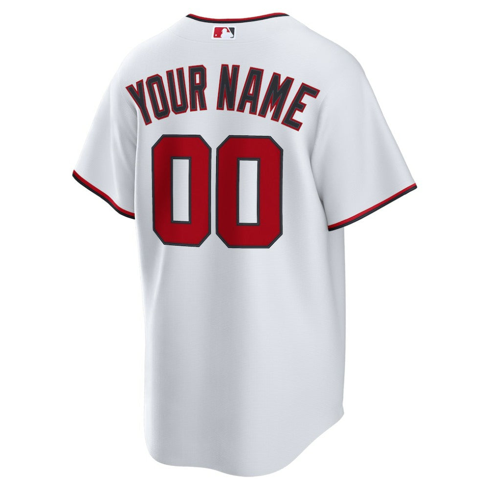 Washington Nationals Home Custom Replica Jersey - White | Nike