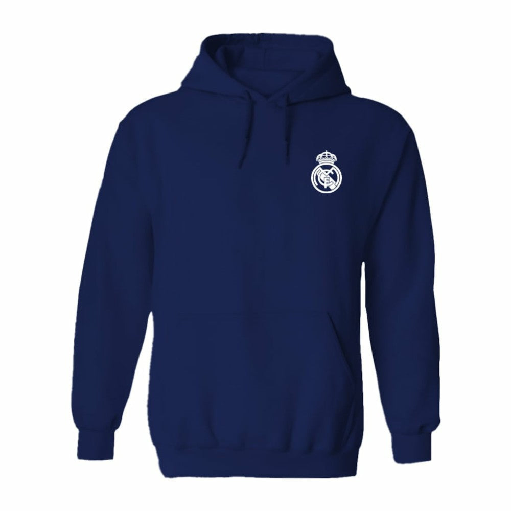Real Madrid Vive La Fete Women's Color Badge Pullover Hoodie - Navy for sale