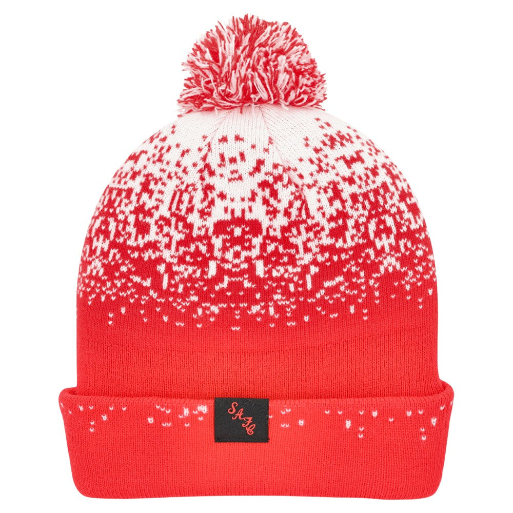 Sunderland Classics Ombre Cuffed Pom Beanie / Red / Unisex on sale