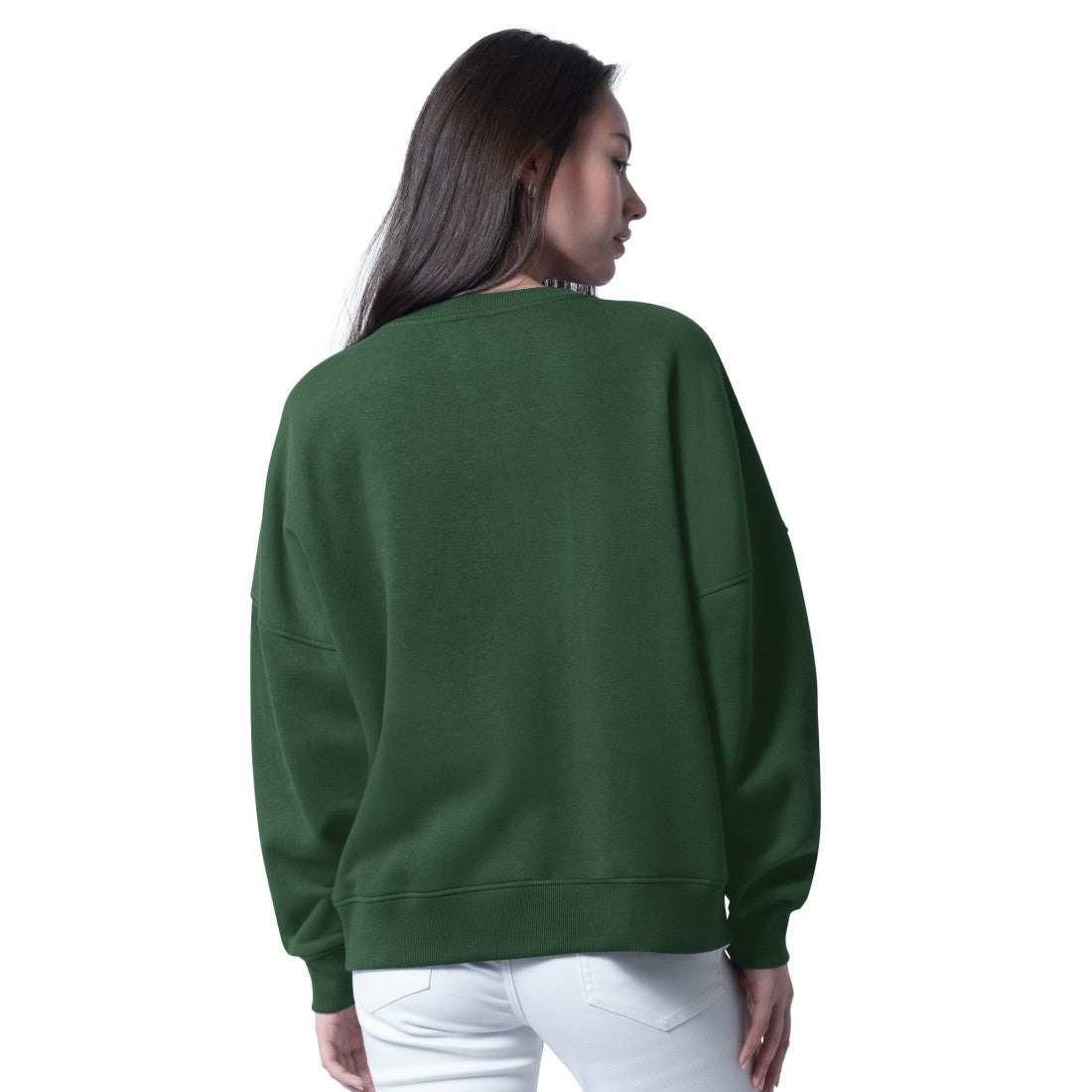 Green Bay Packers G-III 4Her by Carl Banks Women's Oversized Feud Sweatshirt - Green discount