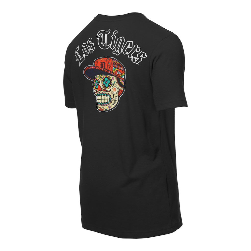 Detroit Tigers Sugar Skulls T-Shirt - Black | New Era
