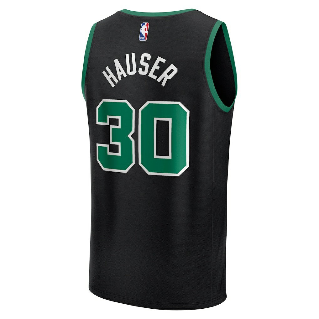 Sam Hauser Boston Celtics Fast Break Replica Player Jersey - Statement Edition - Black | Fanatics discount
