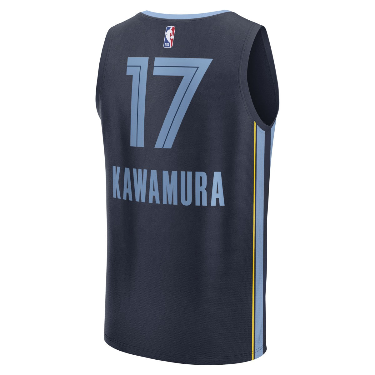 Yuki Kawamura Memphis Grizzlies Fast Break Replica Player Jersey - Icon Edition - Navy | Fanatics for sale