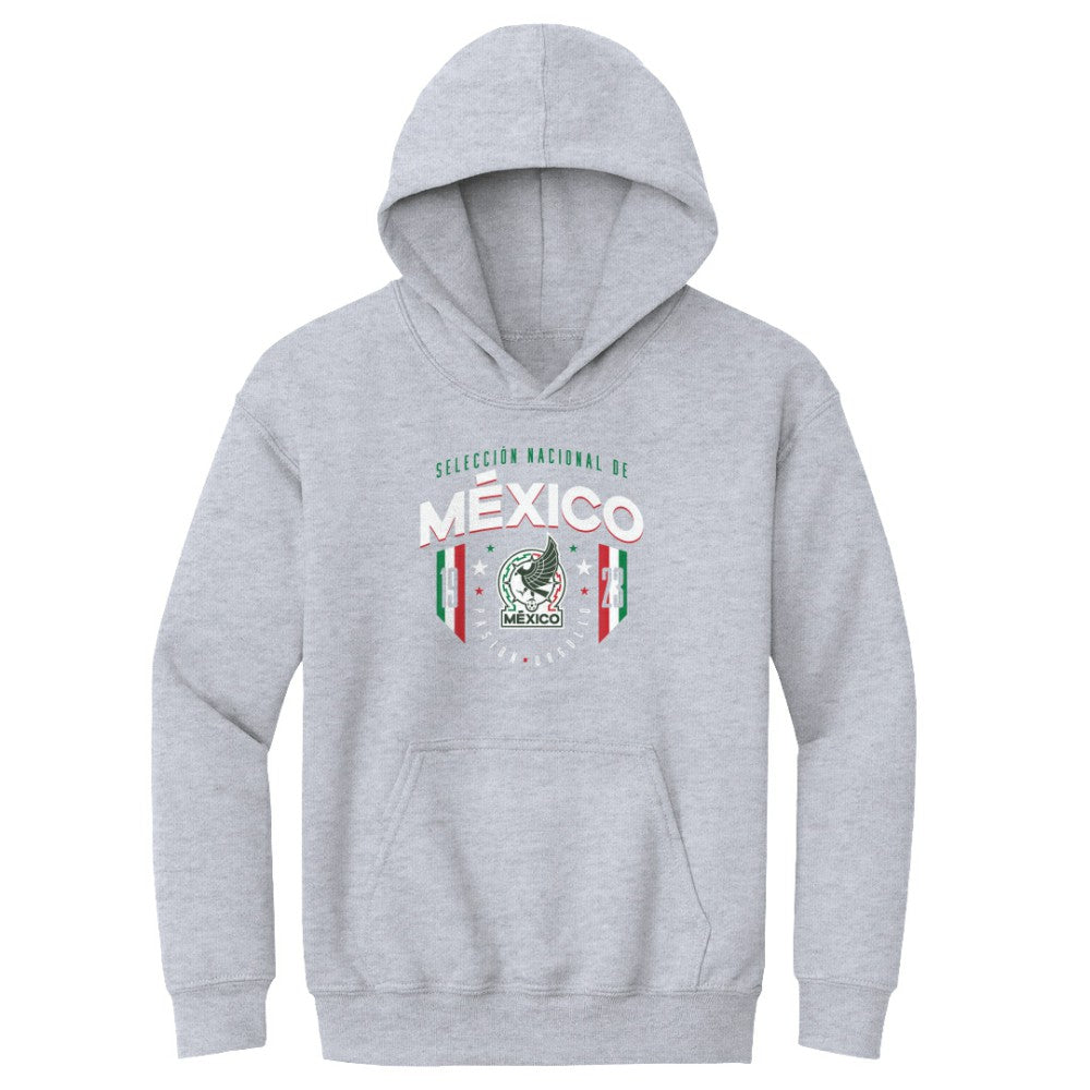 Mexico National Team 500 Level Youth 1923 Pullover Hoodie - Gray cheap