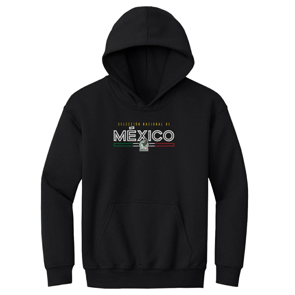 Mexico National Team 500 Level Youth Inline Pullover Hoodie - Black discount