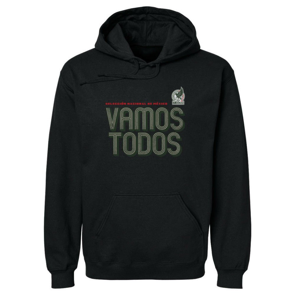 Mexico National Team 500 Level Vamos Todos Inline Bold Pullover Hoodie - Black for sale