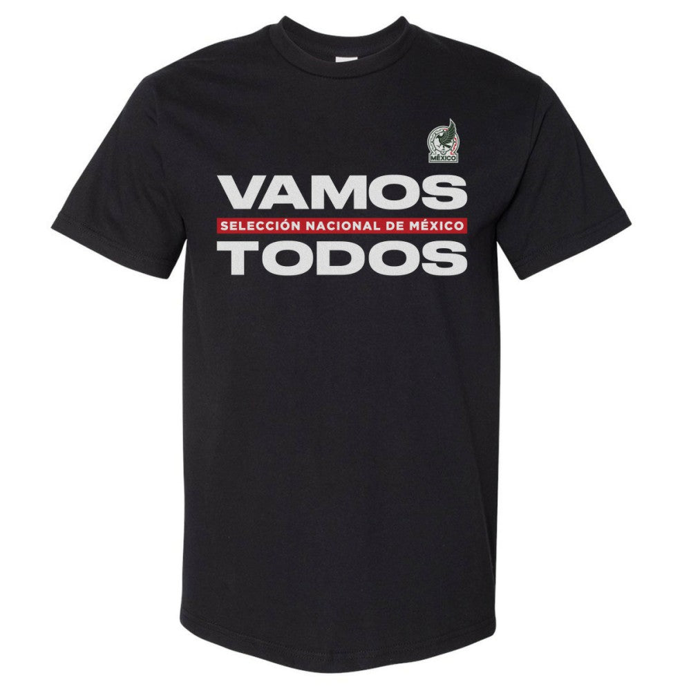 Mexico National Team 500 Level Vamos Todos Heavyweight T-Shirt - Black discount