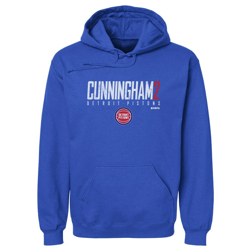 Cade Cunningham Detroit Pistons 500 Level Elite Pullover Hoodie sale - Blue shop