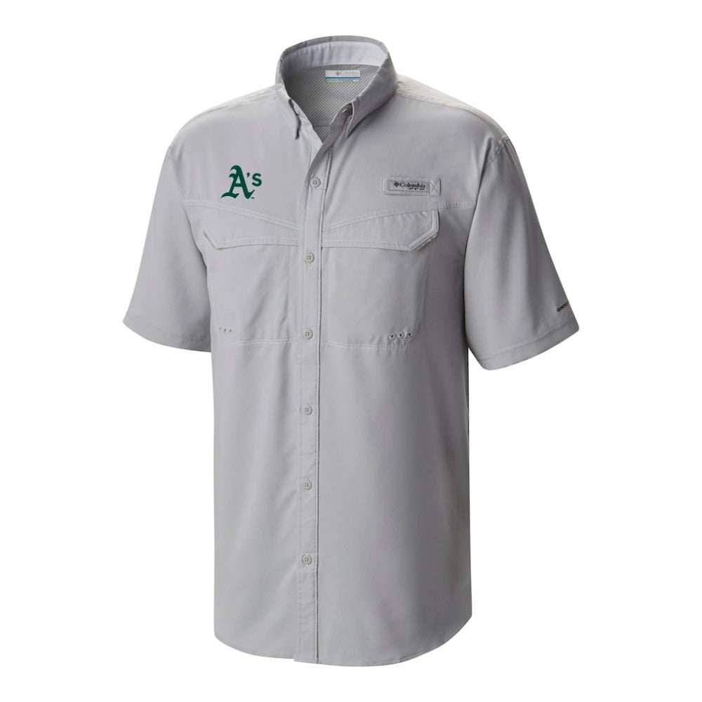Athletics Omni-Wick Low Drag Offshore Button-Up Shirt - Gray | Columbia